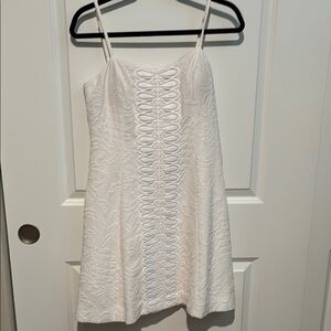 Lily Pulitzer Elegant Perry stretch White   Dress